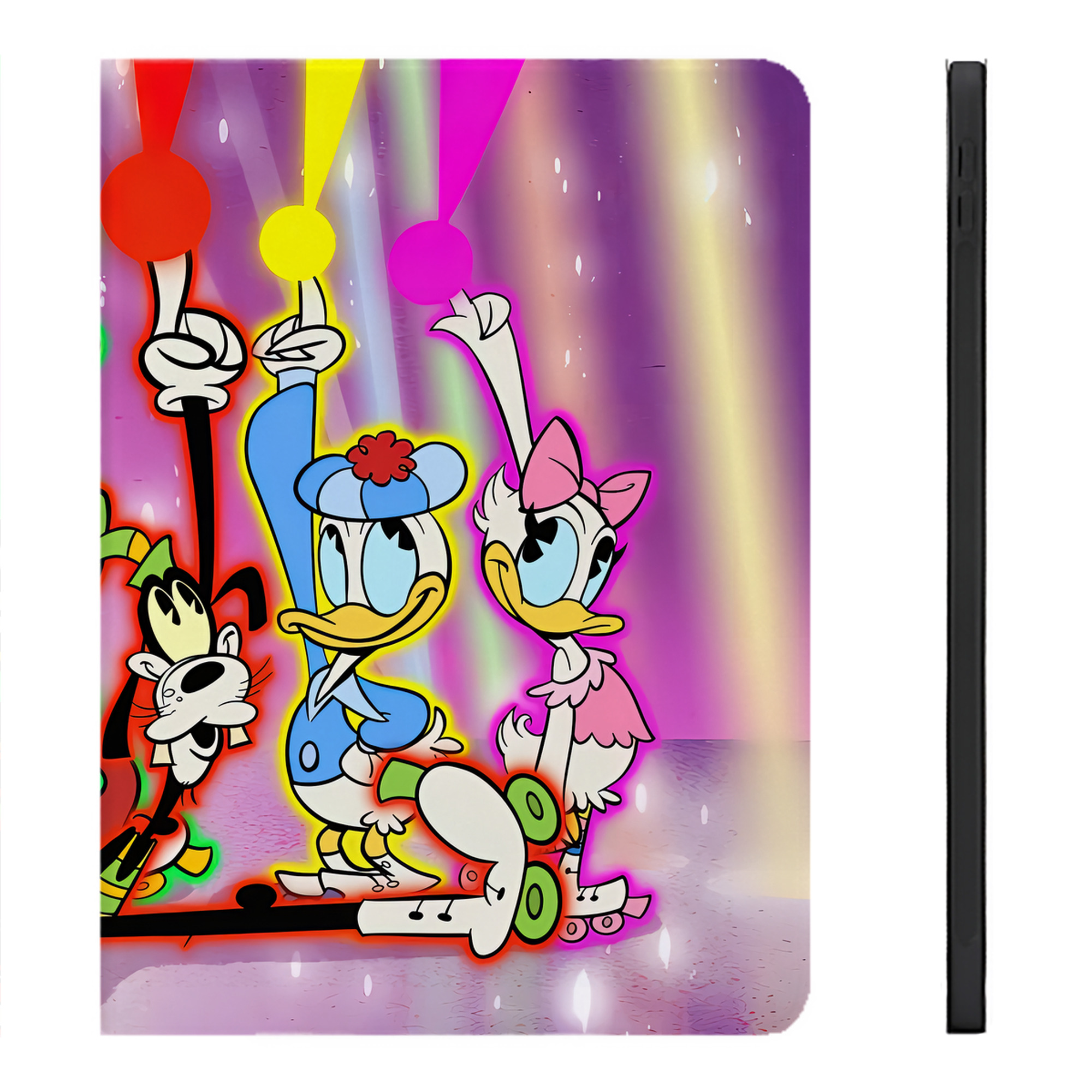 （画像用） ミッキーマウス Mickey Mouse IPadケース ペンホルダー付き ブックスタイルデザイン